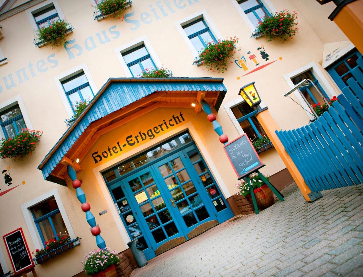 Hotel Erbgericht Buntes Haus Seiffen Luaran gambar